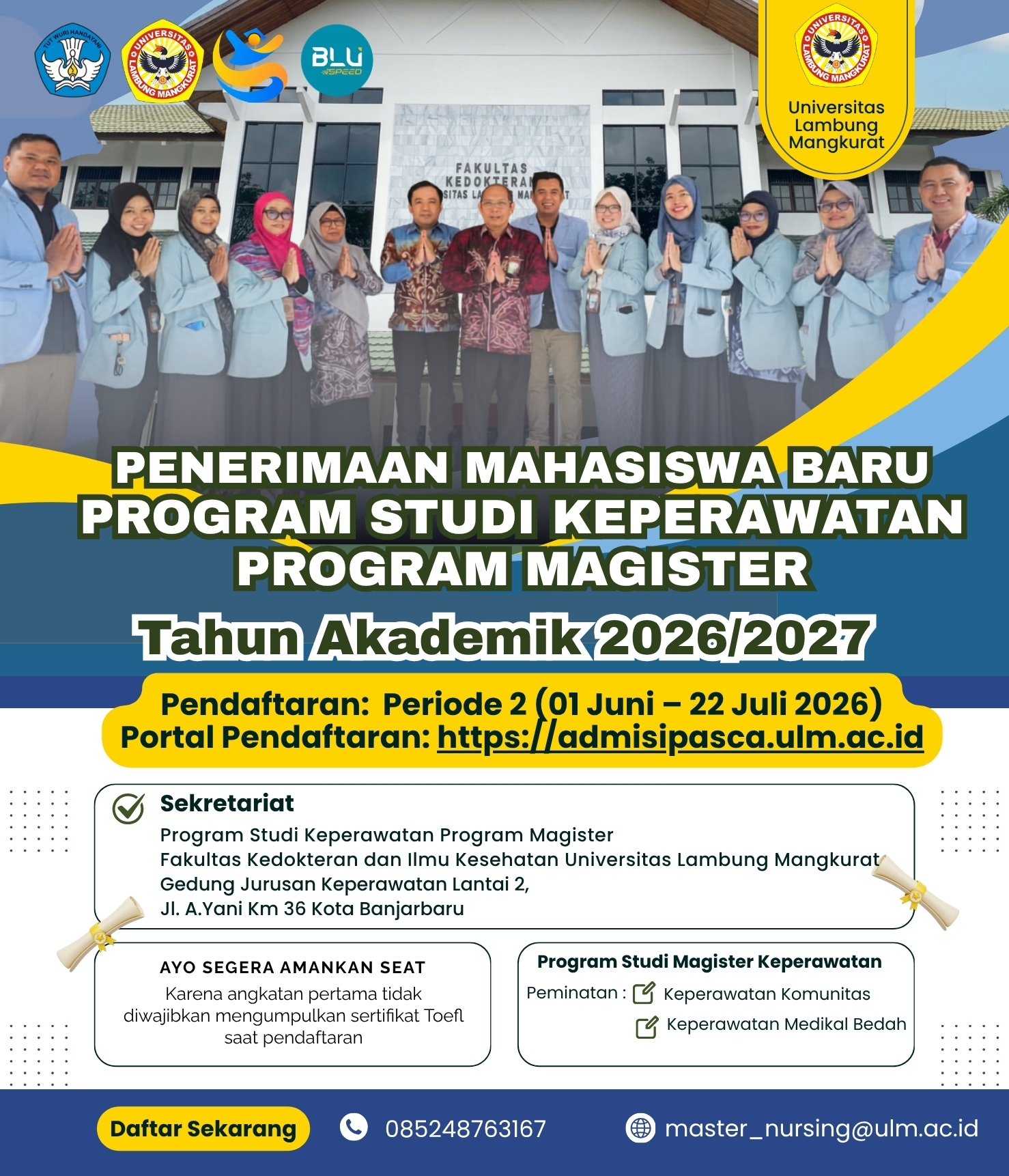Penerimaan Mahasiswa S2 Keperawatan